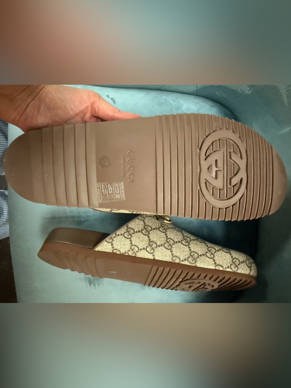 Gucci Sol GG Canvas Clog NWT - Picture 11 of 16